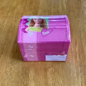 🎁NEW Factory Sealed Vintage 2002 Barbie Jewelry Box Memo Pad Pencil Rare